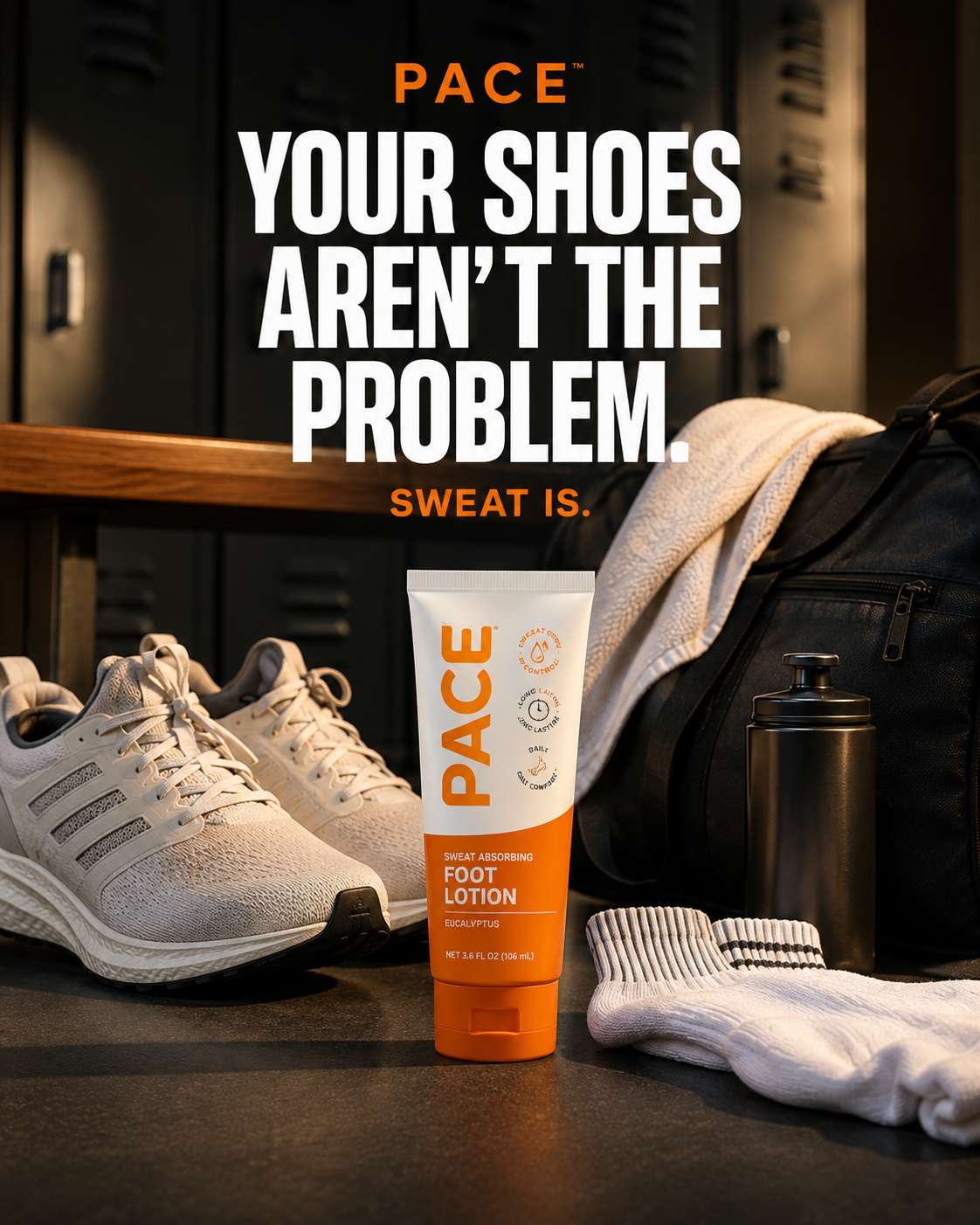 PACE Foot Lotion, Static Ad Creative, Static Ads Design by Adeagbo David Victor